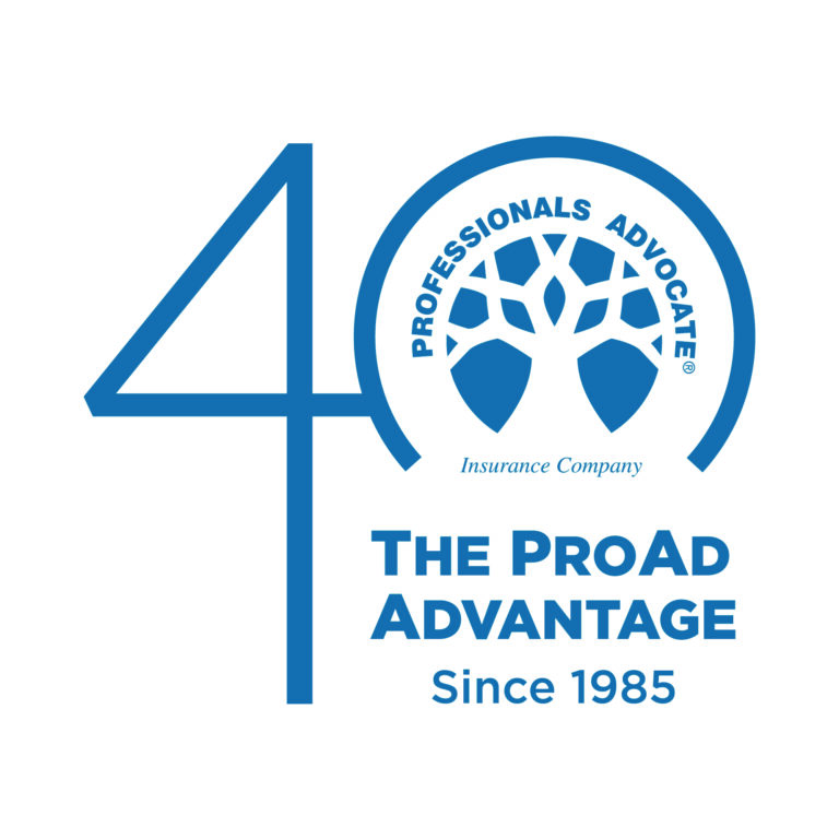 Professionals Advocate 40th Anniversary Logo